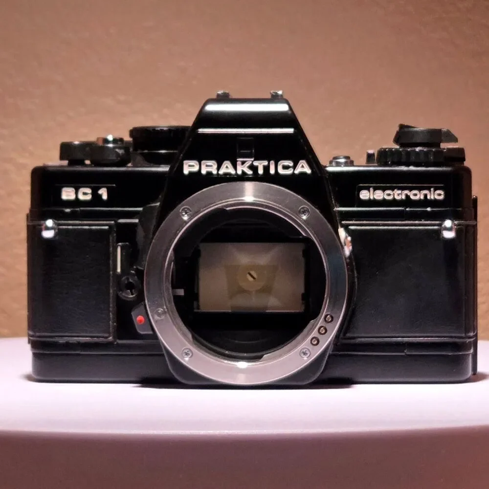 Practika BC1 Carl Zeiss Jena Practikar 50mm f1.4 Lens Original Case Tested Works